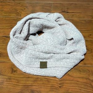 C.C Beanie Dusty Rose Pink Knit Infinity Scarf